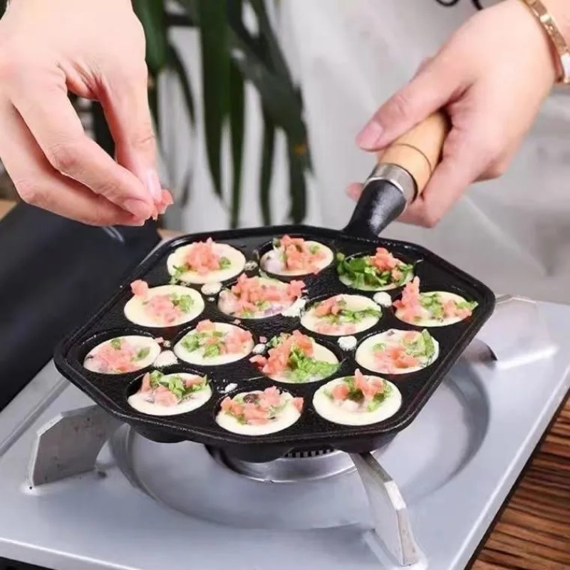 Baking Takoyaki Pan 14 Holes G - Dosa Pan Iron review and price
