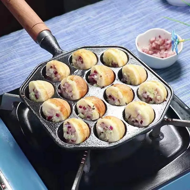 Baking Takoyaki Pan 14 Holes G - Dosa Pan Iron review and price