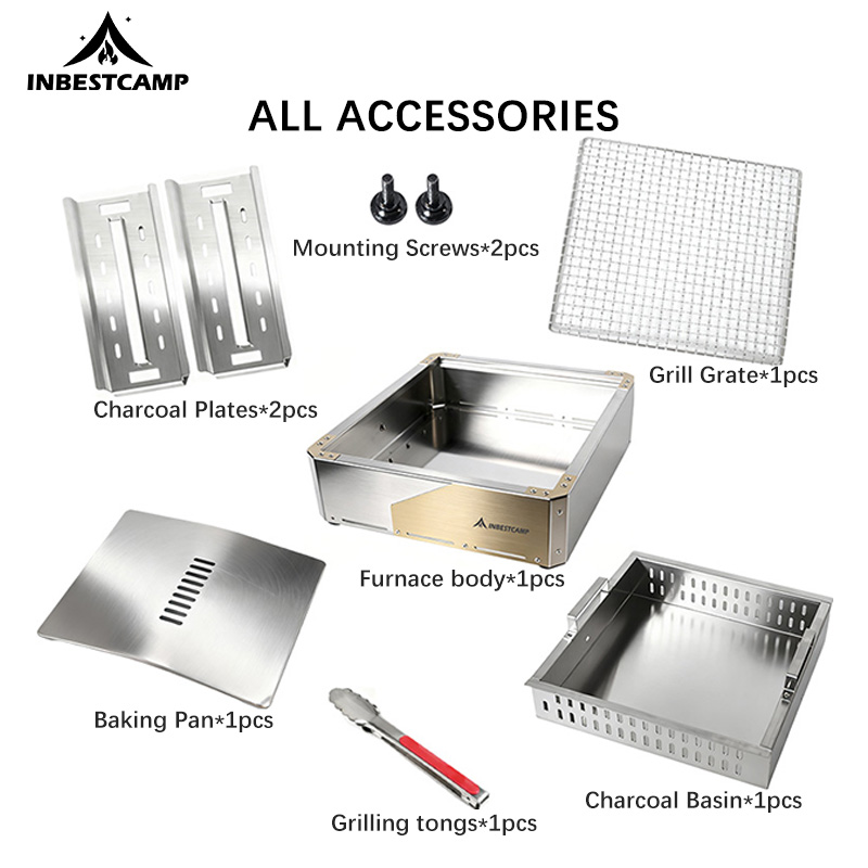INBESTCAMP Suitable BBQ Layere - Home Cooking Experience review and price