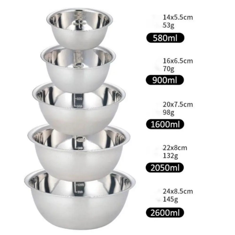 Stainless Steel Mixing Bowls P - Home Cooking Services review and price