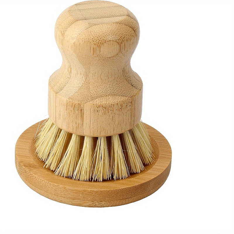Bamboo Dish Scrub Brush Soap D - Dosa Pan Iron review and price