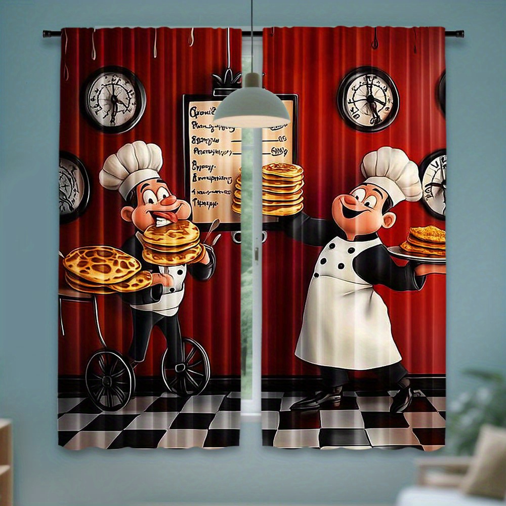 Cartoon Chef Baking Waffles Bl - Home Cooking Youtube review and price