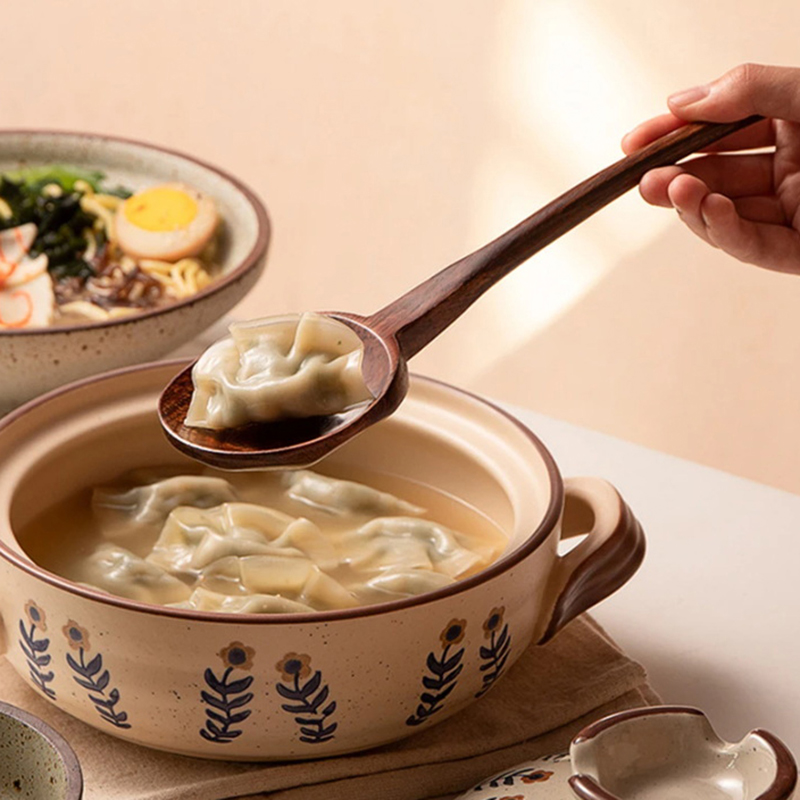 Long Handle Ramen Wooden Spoon - Home Cooking Japanese review and price