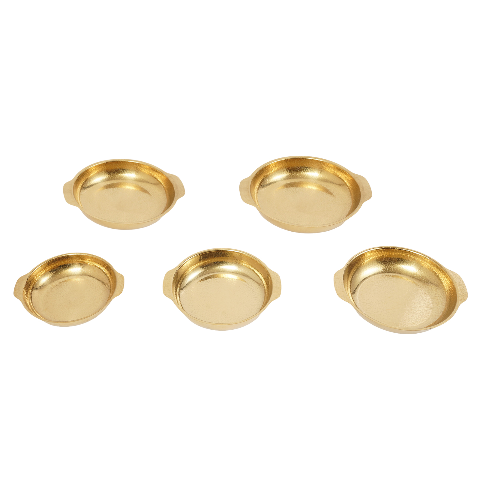 5 PCS Paella Pans Set, Gold Fo - Paella Pan Steel review and price